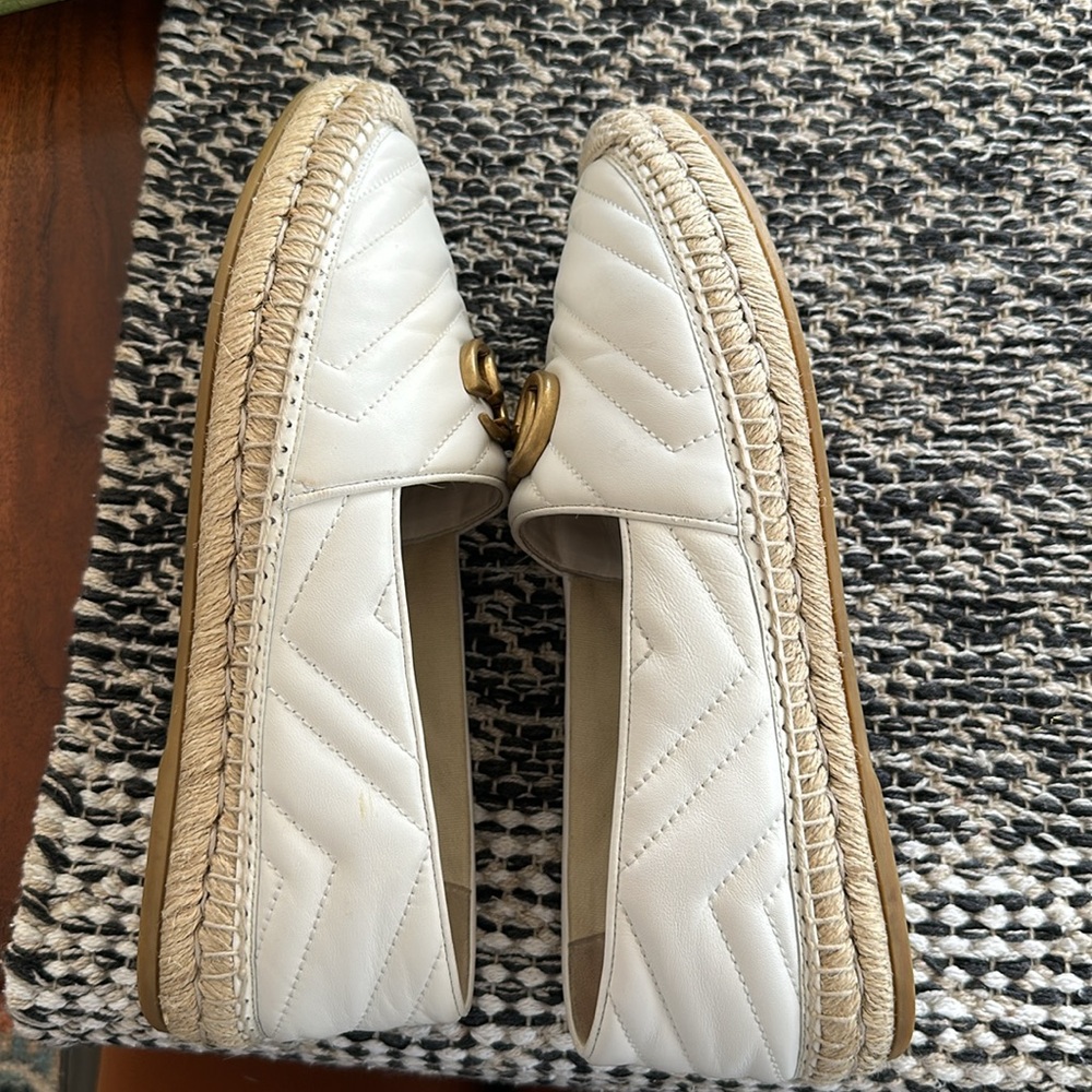Gucci double G logo Women's White Espadrilles - Picture 7 of 7